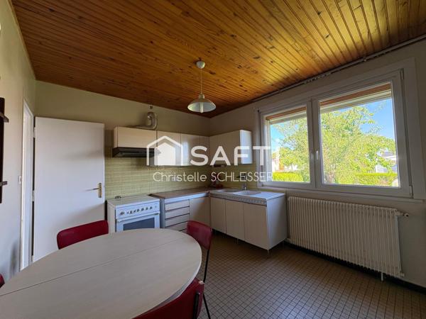 Maison sur sous-sol avec 3 chambres et un accès terrasse et jardin