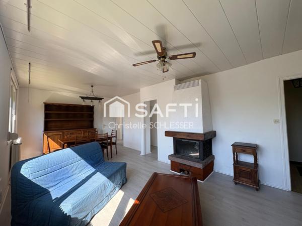 Maison sur sous-sol avec 3 chambres et un accès terrasse et jardin