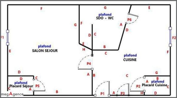 Appartement à FOUGERES, 35300 - 2 pièces 34m²