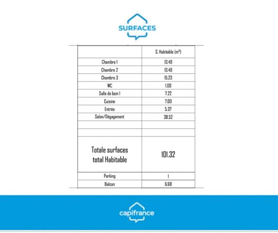 MALAKOFF - Magnifique appartement 4 pièces de standing avec balcon et parking