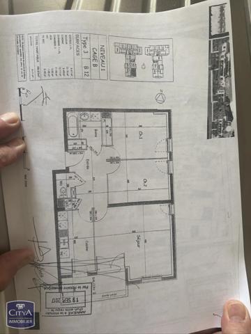 Appartement à vendre 3 pièces 70m² Saint-Cyr-sur-Loire (37540)