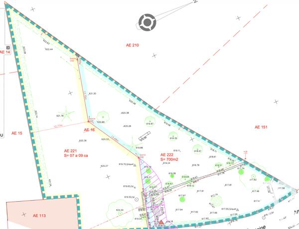 Terrain à vendre 700 m² Le Gua
