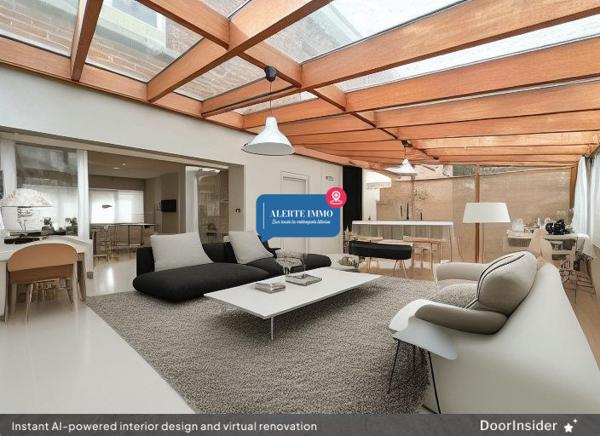 Maison d'architecte semi plain-pied de 151 m2 à 200 m2 du tram