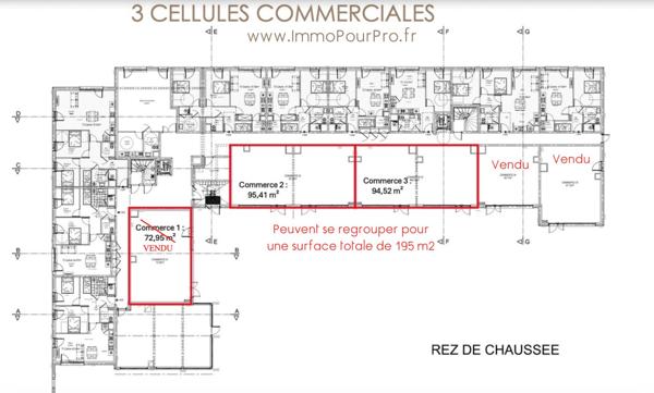CUCQ | CELLULES COMMERCIALES NEUVES – EMPLACEMENT PASSANT