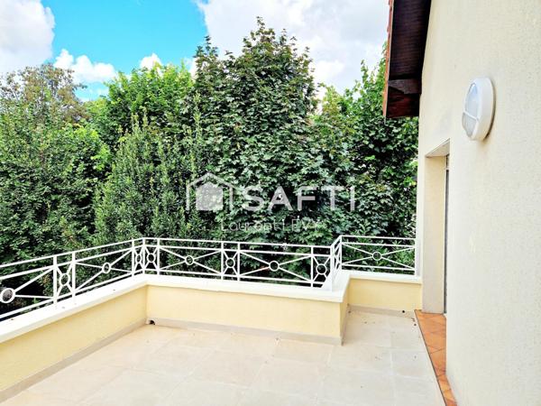 Maison  6 p, 4 chambres, terrasses, garage, jardin