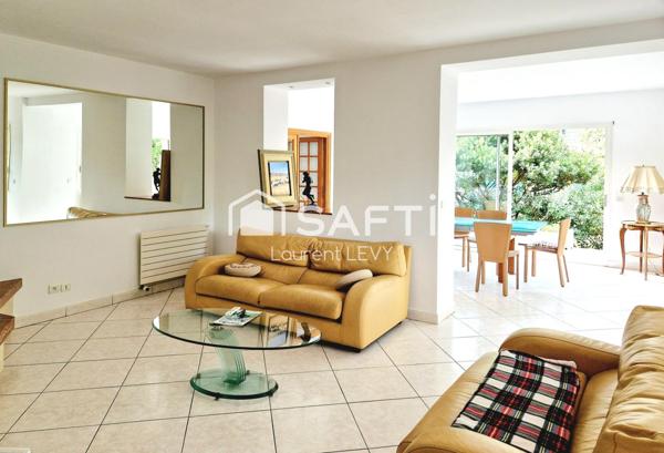 Maison  6 p, 4 chambres, terrasses, garage, jardin