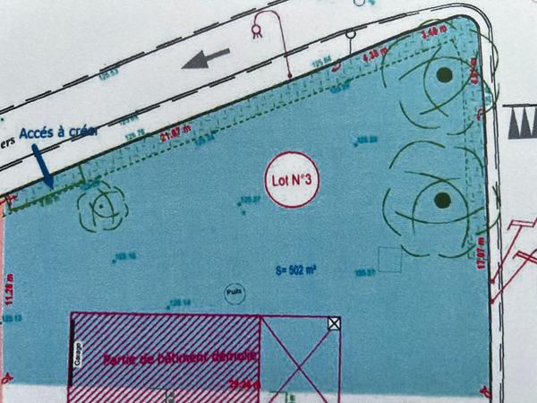 Terrain Fenouillet 502 m2