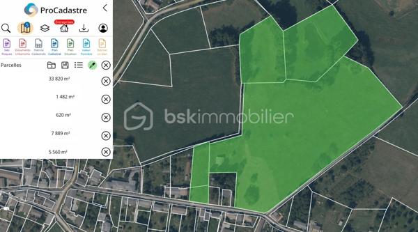 Terrain agricole de 50 000 m²