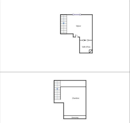 Appartement en duplex 2 pièce(s) 38 m²