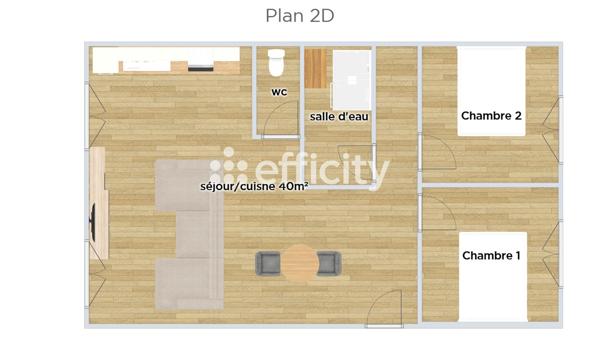 Appartement
         3 pièces
        - 66 m² Exclusivité