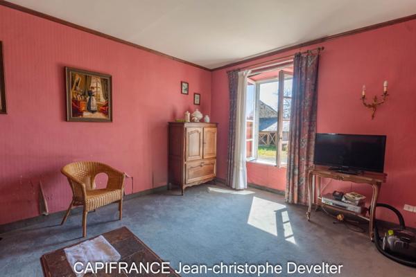 Maison à vendre GORRON (53) maison en pierres 3 chambres avec dépendances sur terrain de 3450 m2