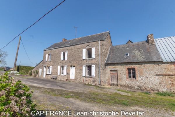 Maison à vendre GORRON (53) maison en pierres 3 chambres avec dépendances sur terrain de 3450 m2