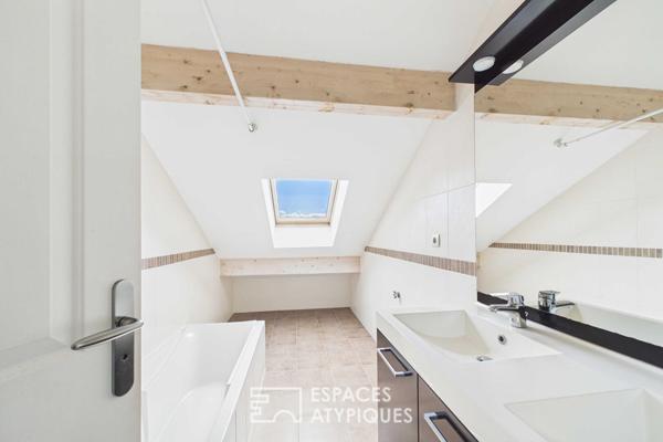 Appartement attique lumineux