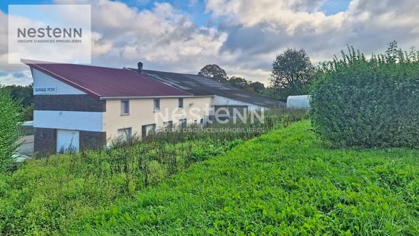 Investisseurs ou professionnel : Garage, Hangar, bureau, Secteur de DESVRES 480 m2 ( hauteur de 5m20 à 8m20)  + 80m2 de bureaux+ Terrain constructible+ un appartement T4 de 90m2 loué 700 euros