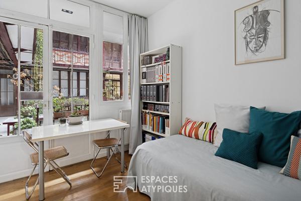 Ancien atelier au coeur d’une cour Eiffel