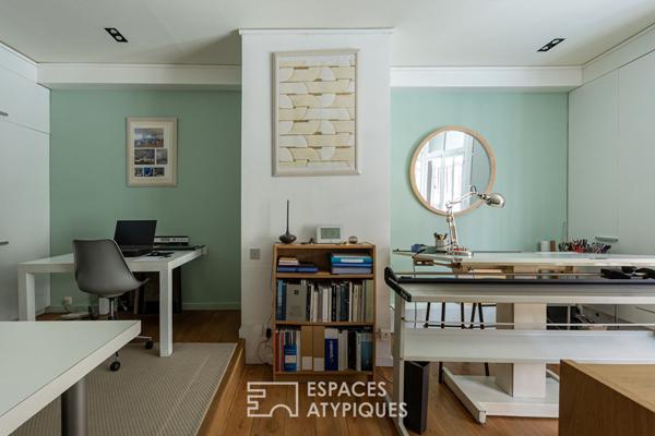 Ancien atelier au coeur d’une cour Eiffel