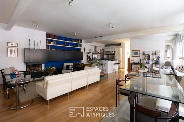 Ancien atelier au coeur d’une cour Eiffel