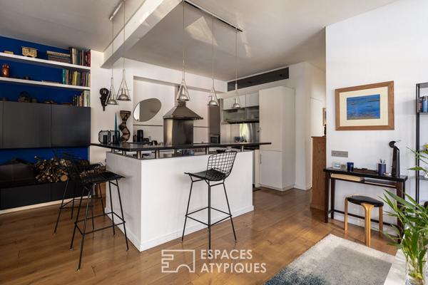 Ancien atelier au coeur d’une cour Eiffel