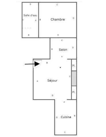 Location                                                      Appartement
                        
                     2 pièces                      48 m2                     à Tours