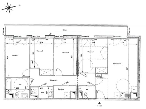 Appartement 5 pièces - 95 m² Exclusivité