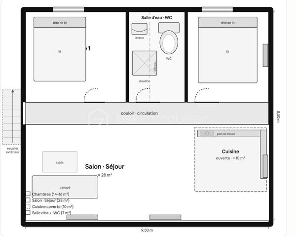 Idéalement situé à proximité immédiate des commodités, ce plateau lumineux occupe l'intégralité du dernier niveau d'une petite copropriété de deux lots.
Accessible par un escalier extérieur indépendant, il offre une belle hauteur sous plafond qui laisse toute liberté pour imaginer un aménagement sur mesure en T3 : deux chambres, espace de vie ouvert sur une cuisine , une salle d'eau avec WC.
Un bien rare, à fort potentiel — aussi bien en investissement locatif qu'en première acquisition.
Plus d'informations sur demande , une visite s'impose !
