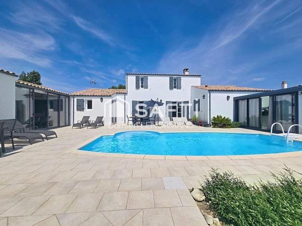 Villa proche mer à St Denis d’Oléron avec piscine