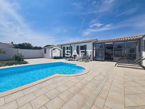 Villa proche mer à St Denis d’Oléron avec piscine