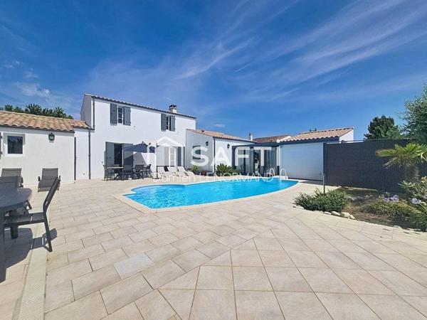 Villa proche mer à St Denis d’Oléron avec piscine