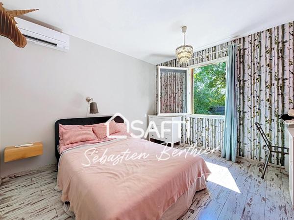 Maison bois – 3 chambres + bureau – Piscine – Grand garage – Lavaur
