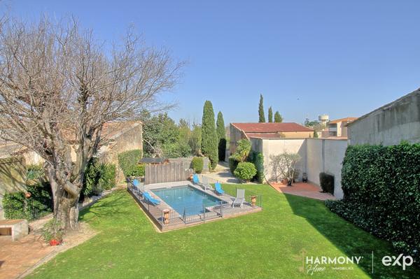 Demeure bourgeoise de caractère – 400 m² – jardin avec piscine chauffée