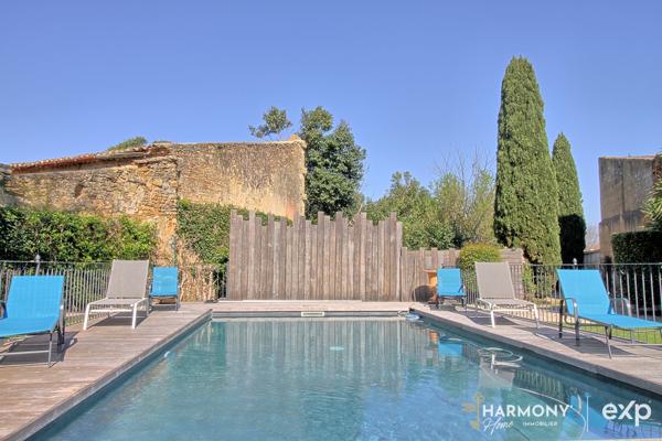 Demeure bourgeoise de caractère – 400 m² – jardin avec piscine chauffée