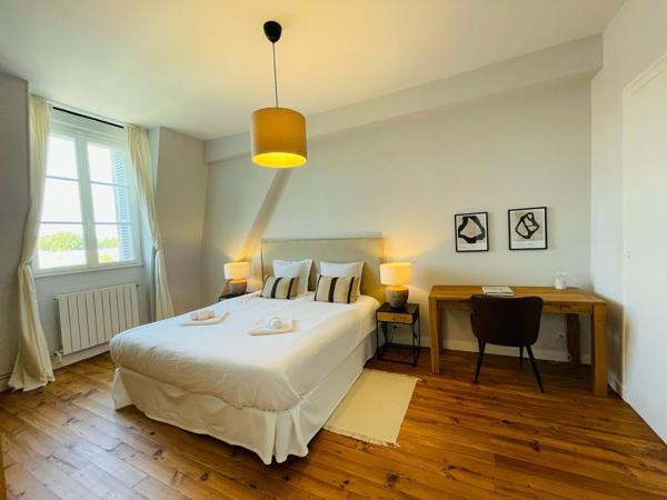 Bayonne centre-appartement T6 de 150m²-avec ascenseur au dernière étage, vue exceptionnelle dégagé sur l'Adour, plus une chambre indépendante de 19m².