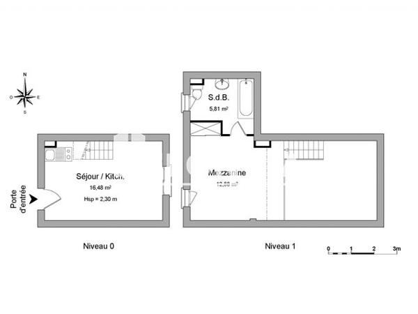 Location Studio 35.17 m² - 7 RUE DE LUPPE Toulouse 31500