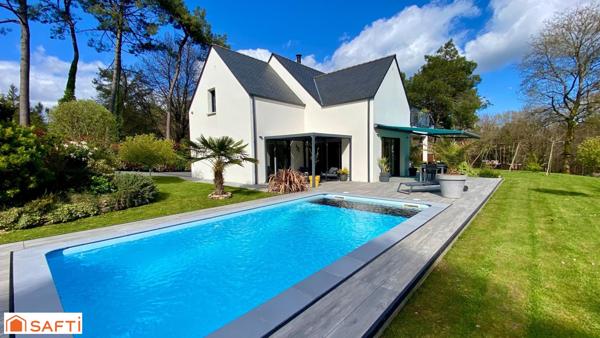 Maison contemporaine récente entre nature et confort