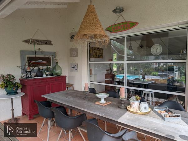 Nérac (47600) Villa de plain-pied avec piscine, dépendance sur un terrain de 8500m² à Nérac