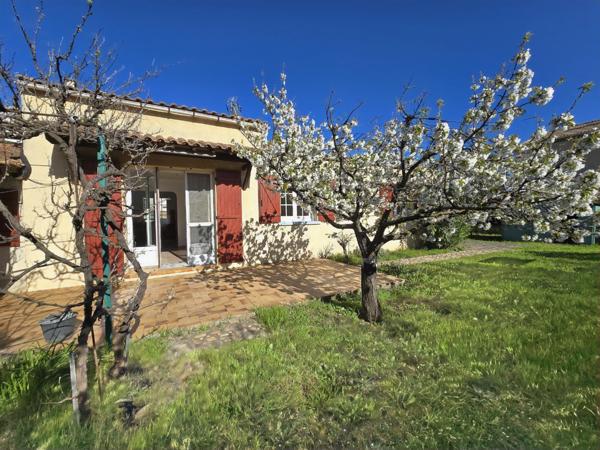 Sorgues (84700) Secteur ROUTE DE CHATEAUNEUF- MAISON PLAIN PIED 78m² - TERRAIN 378M² - GARAGE