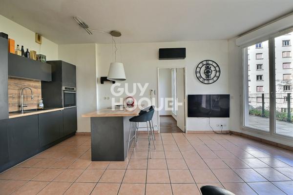 A vendre, appartement de type T2 de 45 m²  avec cave &amp; Garage, Villeurbanne (69100)
