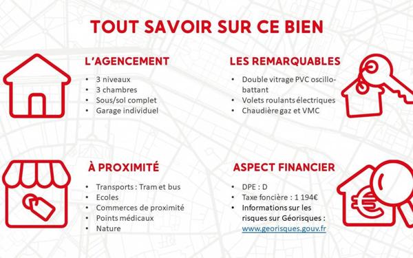 Maison à vendre    4 pièces • 90,85 m2 Chenôve