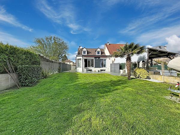 Pavillon situé à Mitry Mory (Mitry le Neuf) - 3 chambres - jardin 517 m2 - sous-sol total - nombreuses places de stationnement