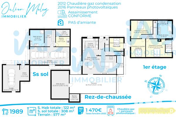 Maison à vendre 7 pièces 122 m² Exincourt