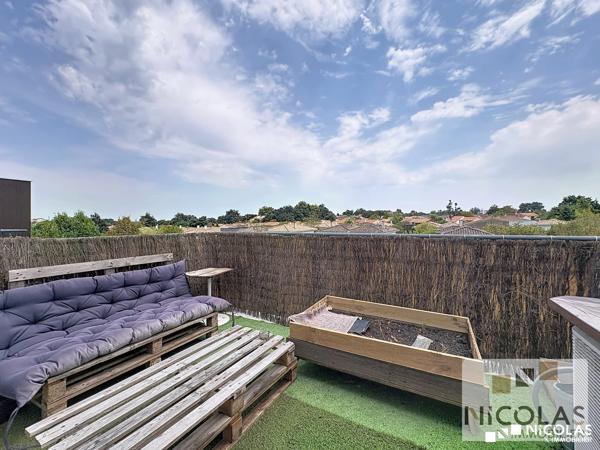 Eysines Migron limite Caudéran – T2 avec terrasse et parking