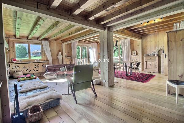 Chalet à vendre vue Mont Blanc - Combloux