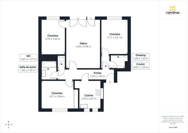Appartement 4 pièces 66,75m² - Lumineux et Parking - Rue de Garches, Saint-Cloud