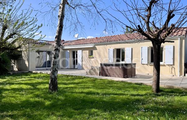 Maison de plain pied 4 pièces - Beau terrain