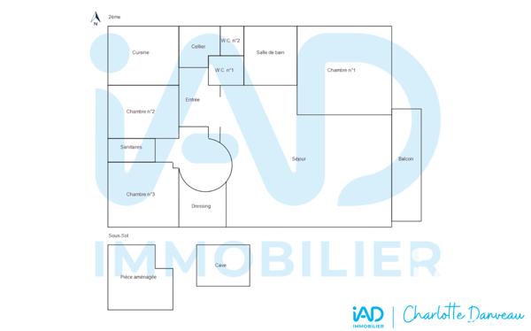 Appartement à vendre 4 pièces 135 m² Évreux