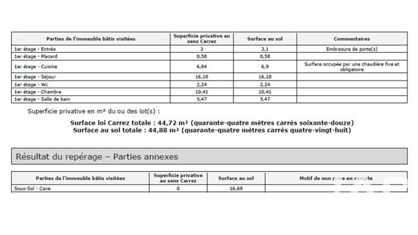 Appartement à vendre 2 pièces 45 m² Asnières-sur-Seine