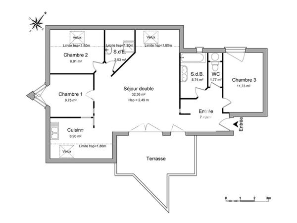 Location Appartement 5 pièces 85.18 m² - 12B RUE PRINCIPALE Kurtzenhouse 67240