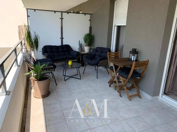 Appartement T2 45m² + terrasse et garage