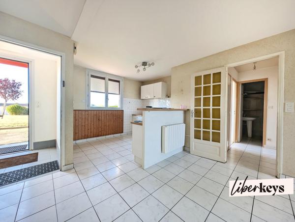 LUMINEUX 3 pièces traversant 63,28 m² + GARAGE fermé - NOYAL-CHATILLON / RENNES - proximité BREQUIGNY 