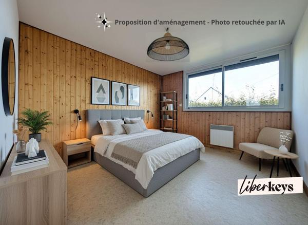 LUMINEUX 3 pièces traversant 63,28 m² + GARAGE fermé - NOYAL-CHATILLON / RENNES - proximité BREQUIGNY 